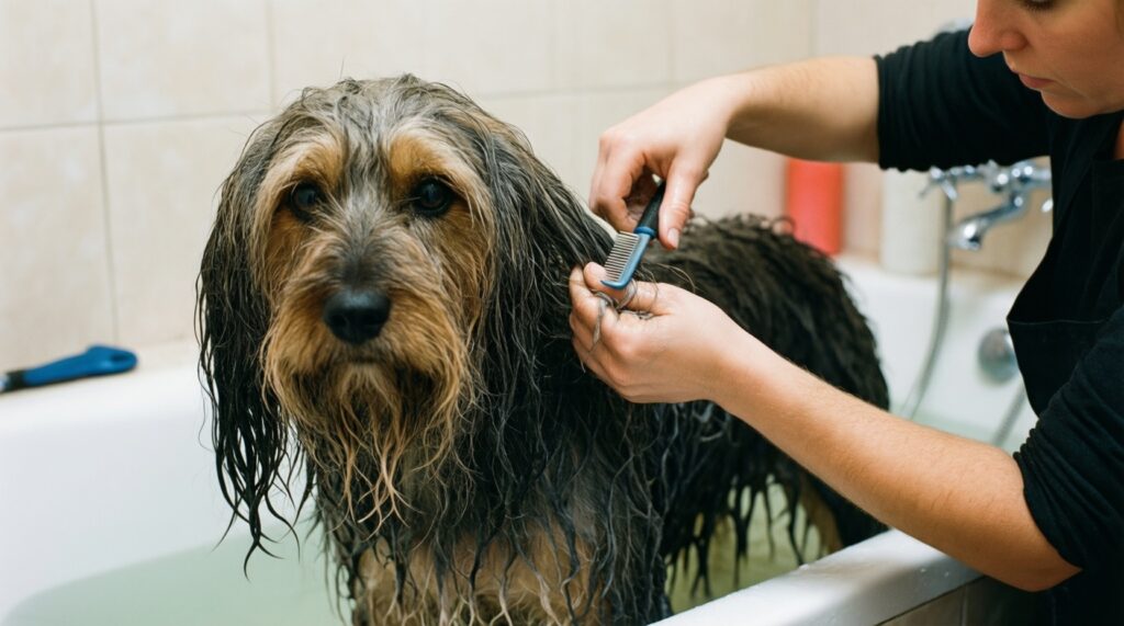 Груминг дома: базовый набор и ошибки, которые портят шерсть и кожу - иллюстрация