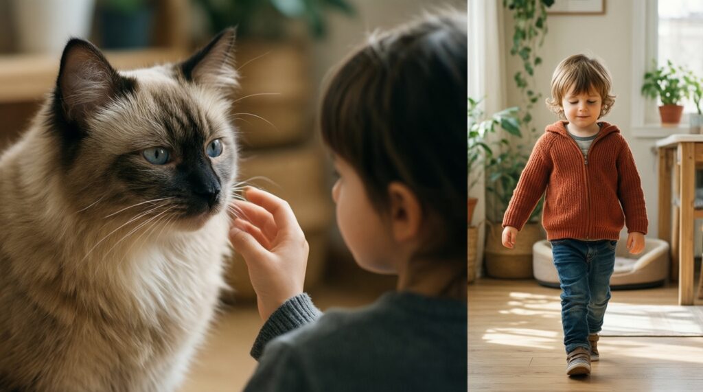 Питомец и дети: правила общения, чтобы всем было комфортно и безопасно - иллюстрация