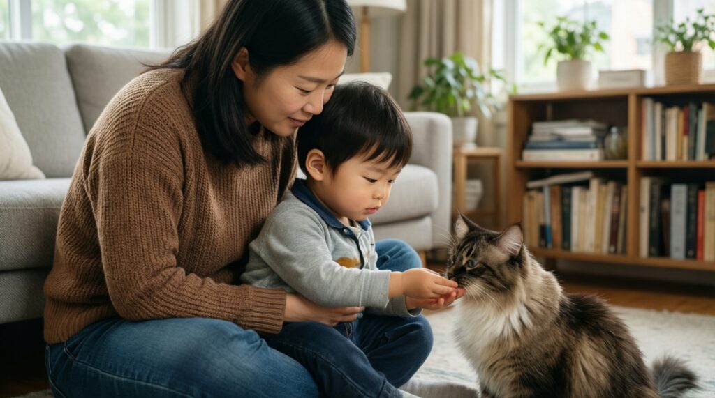 Питомец и дети: правила общения, чтобы всем было комфортно и безопасно - иллюстрация