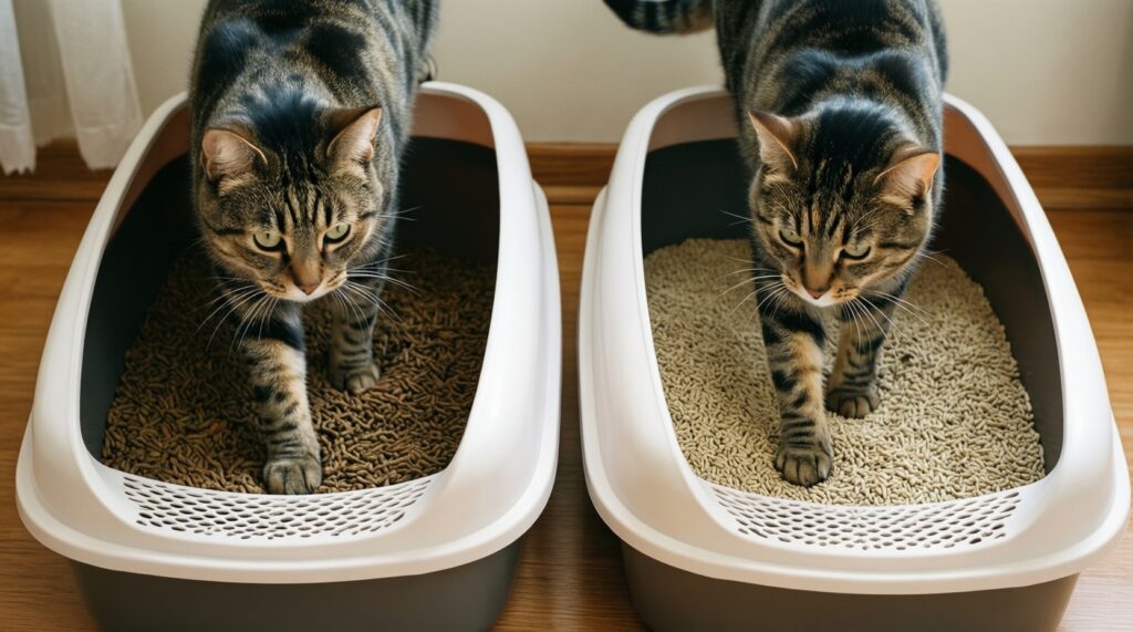 Проблемы с лотком у кошки: причины, диагностика и корректировка поведения - иллюстрация