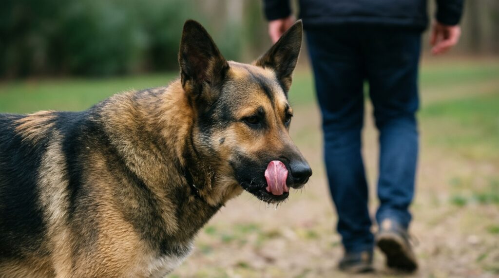 Как читать язык тела собаки: сигналы стресса, примирения и доверия - иллюстрация
