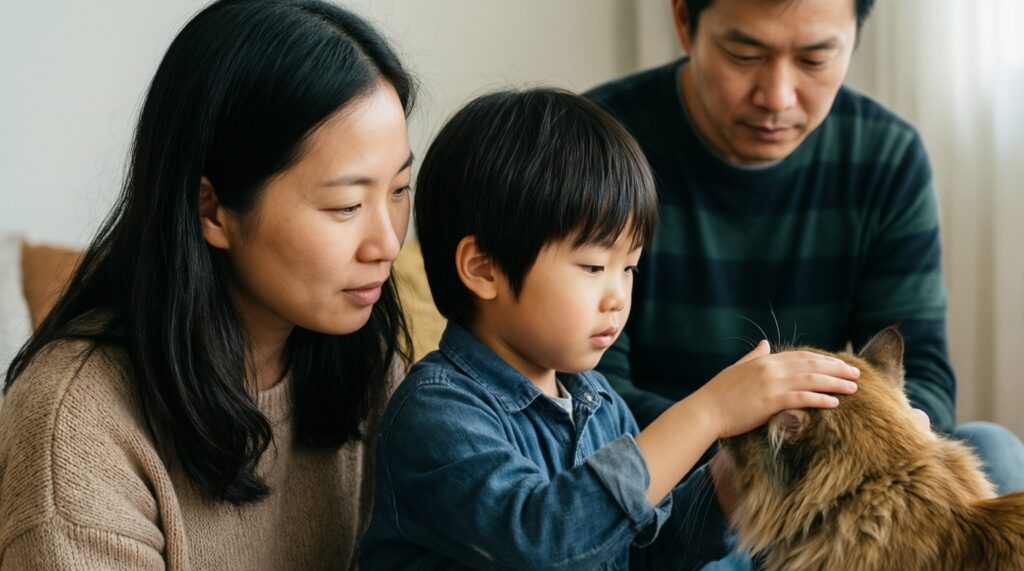 Питомец и дети: правила знакомства и совместной жизни - иллюстрация