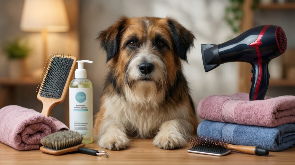 Уход за шерстью: как подобрать расчёску, шампунь и режим груминга - иллюстрация