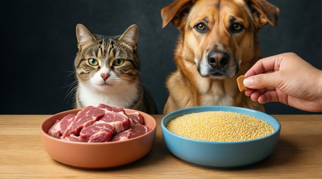 Рацион без мифов: чем можно и нельзя кормить кошек и собак - иллюстрация