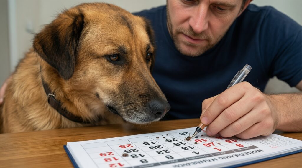 Вакцинация и профилактика паразитов: календарь на год простыми словами - иллюстрация