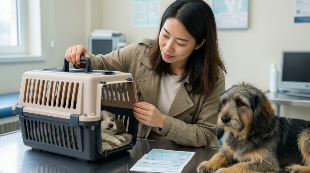 Путешествия с питомцем: переноска, документы, стресс и лайфхаки - иллюстрация