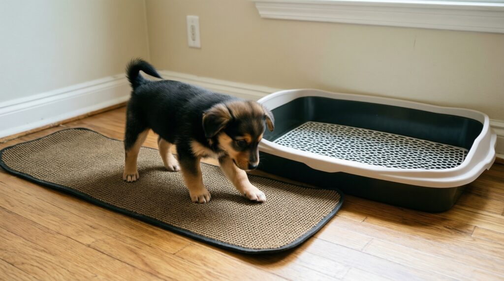 Туалетные привычки: как приучить к лотку/пелёнке без наказаний - иллюстрация