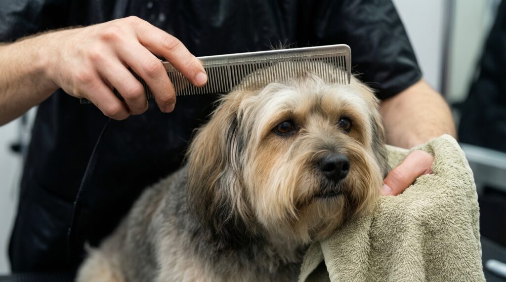 Груминг дома: уход за шерстью, когтями, ушами и зубами по шагам - иллюстрация
