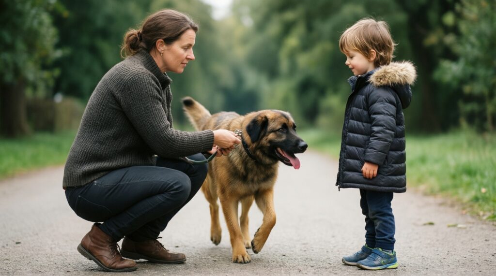 Питомец и дети: правила безопасного общения и совместные игры - иллюстрация