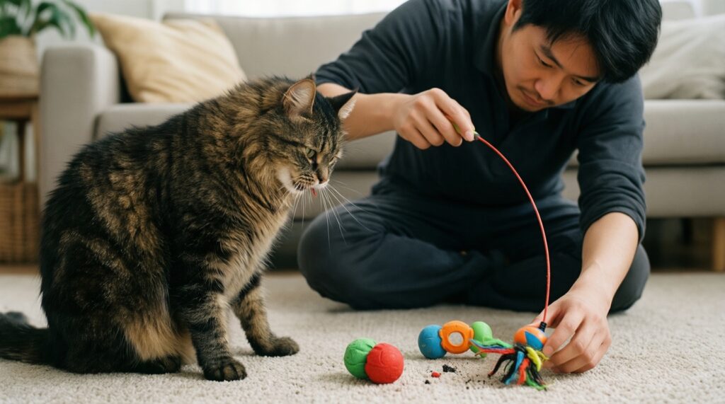 Игрушки и занятия своими руками: бюджетные идеи для собак и кошек - иллюстрация