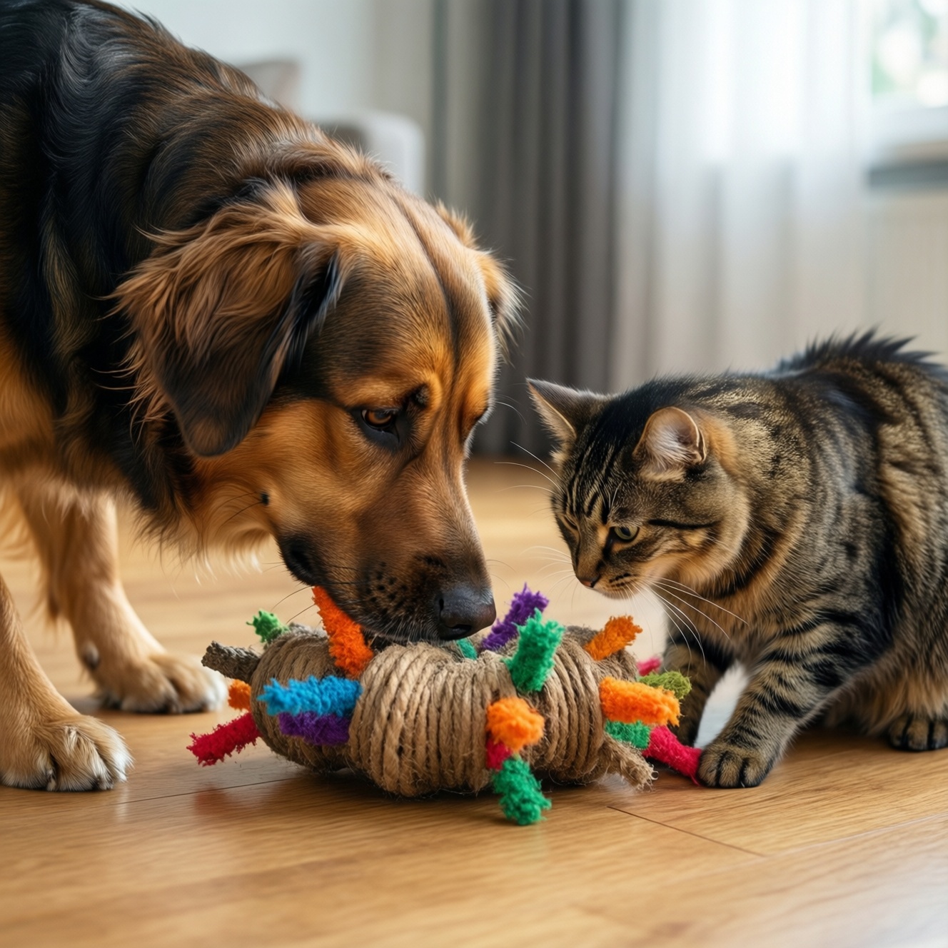 Игрушки и занятия своими руками для собак и кошек: бюджетные идеи для дома
